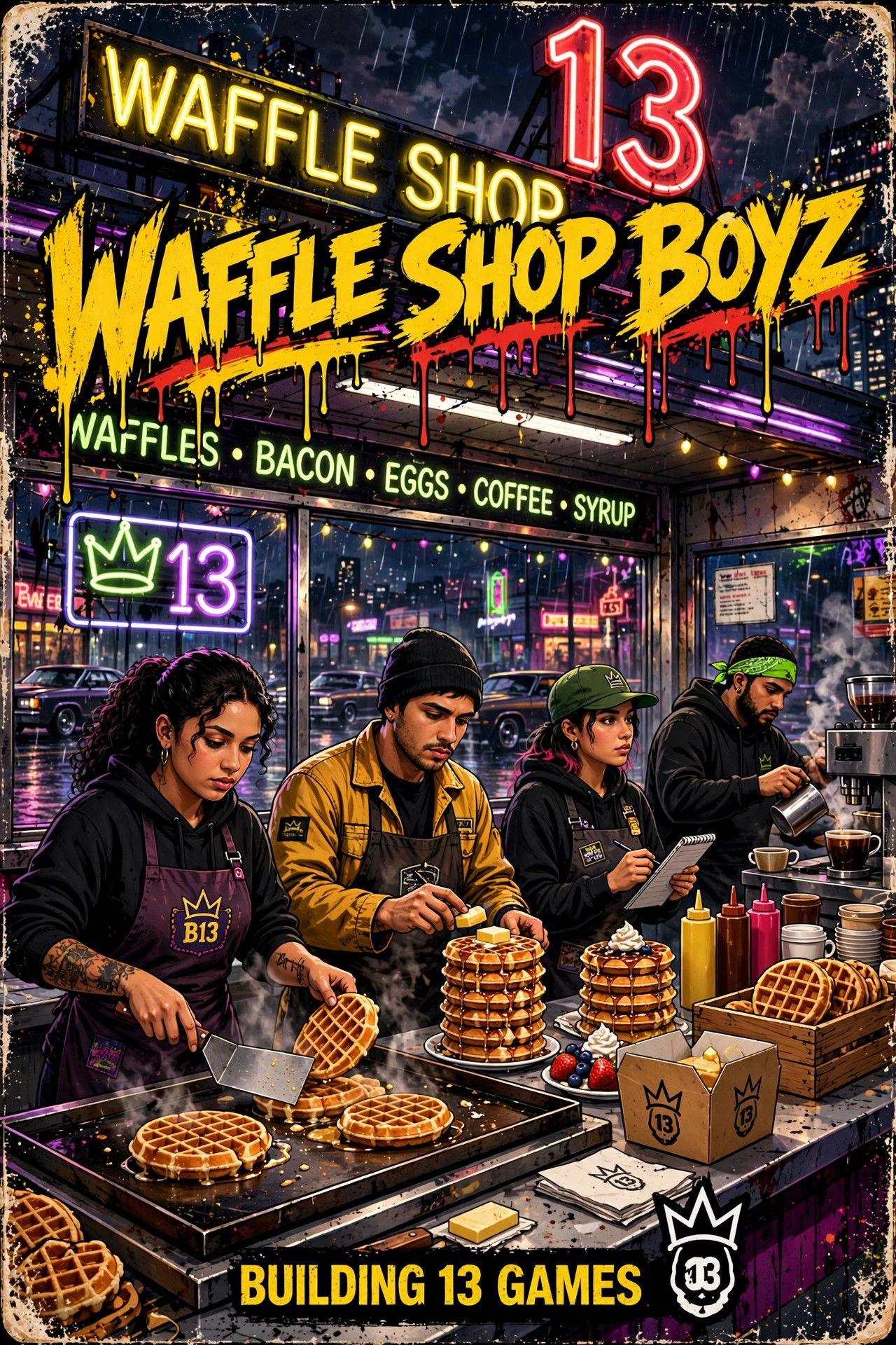 Waffle Shop Boyz — game cover