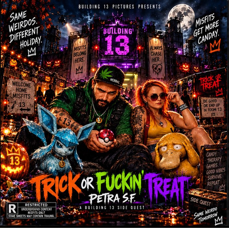 Trick Or Fuckin Treat by Petra S.F. physical CD cover